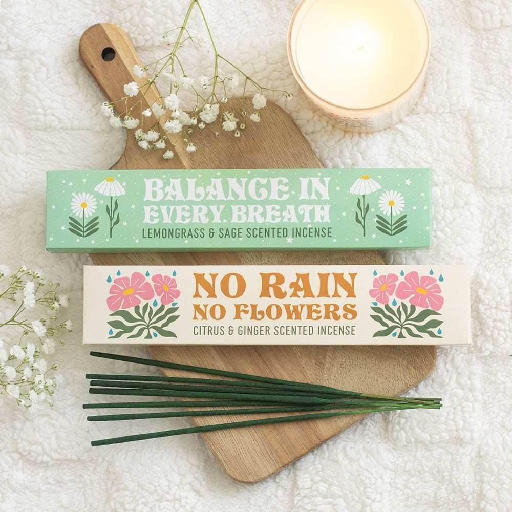 Something Different - Set of 2 No Rain, No Flowers Incense Stick Packs Wierookstokjes - Multicolours